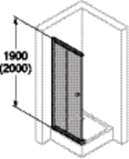 Gleittür-EE-Hälfte 2tlg 75 H:1900 KG aktiv4YOU 2.0, si-matt – Bild 2