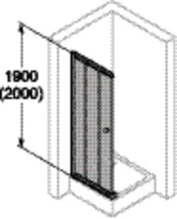 Gleittür-EE-Hälfte 3tlg 90 H:1900 KG aktiv4YOU 2.0, si-matt – Bild 2