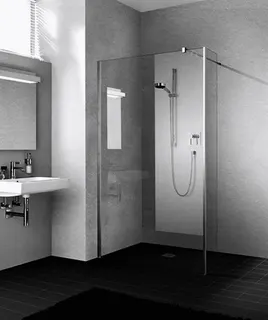 Kermi Festfeld Walk-In XB FFW 0400x 2000 BV: 417 SIHG ESG klar Clean – Bild 2