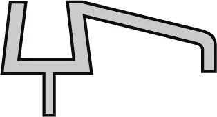 SP Wasserablaufprofil Karibik 1050mm für 6 / 8 mm Glasstärke
