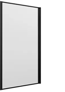 sanibel 1001-Trennwand 800x1600mm silber/Echtglas