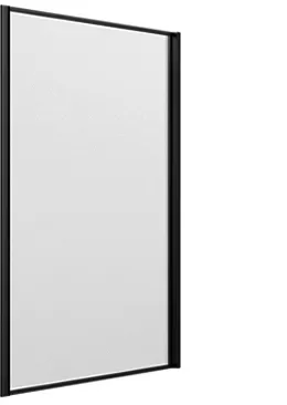 sanibel 1001-Trennwand 900x1600mm silber/Echtglas
