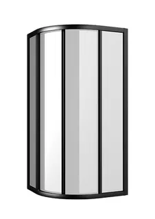sanibel 1001-V-Kreis-Duschwand Schiebe- tür 800x1850mm R520 silber/Echtglas