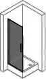 Hüppe Design elegance Schwingtür 900x2000mm 8E0605 087 321 silber/klar – Bild 3
