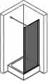 Hüppe Design elegance Seitenwand f.P-Tür 900x1750mm 8E1518 087 321 silber/klar