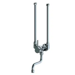 KWC Einhebel Wandbatterie ND-Schwenkausl A150, ganzchrom