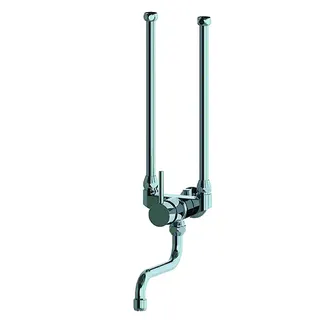 KWC Einhebel Wandbatterie ND-Schwenkausl A150, ganzchrom – Bild 2