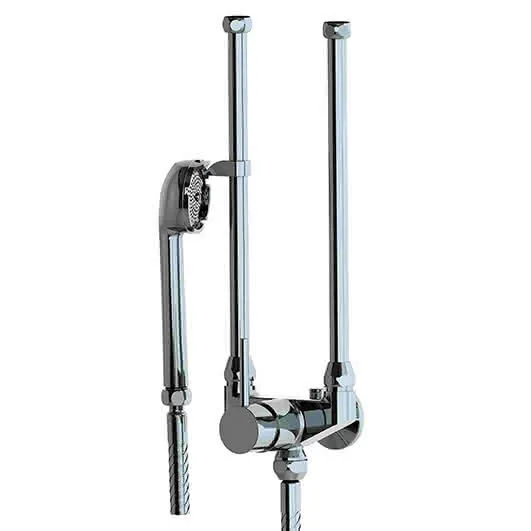 KWC Einhebel Wandbatterie ND-Brause 1/2, ganzchrom