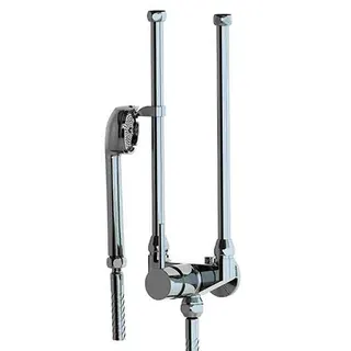 KWC Einhebel Wandbatterie ND-Brause 1/2, ganzchrom