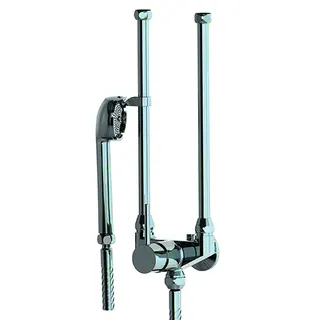 KWC Einhebel Wandbatterie ND-Brause 1/2, ganzchrom – Bild 2