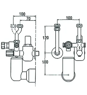 KWC Sicherheitsgruppe 1/2", 1,27 cm 6 bar, mit Druckminderer, mit RV – Bild 3