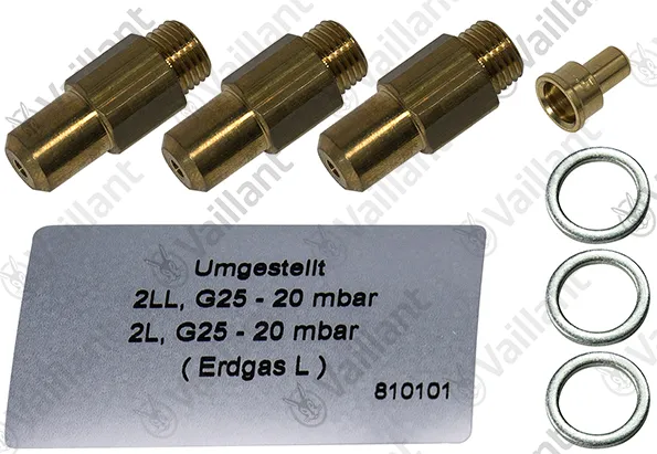 Düsenwechselsatz, 3 Düsen-D 2,80 Vaillant-Nr. 200196