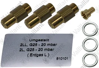 Düsenwechselsatz, 3 Düsen-D 2,80 Vaillant-Nr. 200196