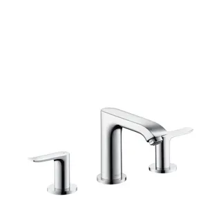 Hansgrohe Metris 3-Loch Waschtischarmatur 100 chrom