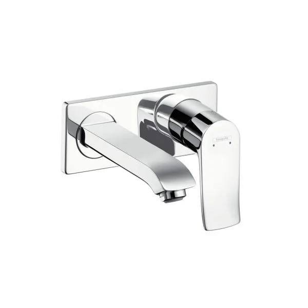Hansgrohe Waschtischmischer Unterputz Metris LowFlow F-Set chrom kurzer Auslauf
