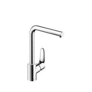 Hansgrohe Spültischmischer Focus Schwenkauslauf edelstahl-optik L-Auslauf