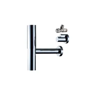 Hansgrohe Flowstar Siphon komplett chrom mit zwei Eckventilen und Schubern