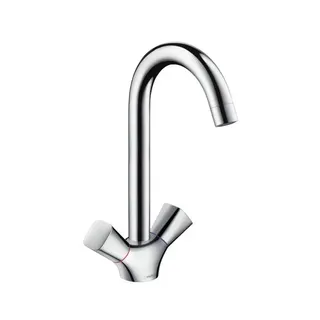 Hansgrohe Logis 2-Griff Küchenarmatur, chrom