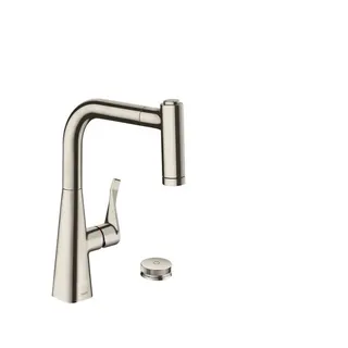 Hansgrohe 2-L.Spültischmischer 220 Select sBox Ausziehbr.M7120-H220ST edelstahl-optik