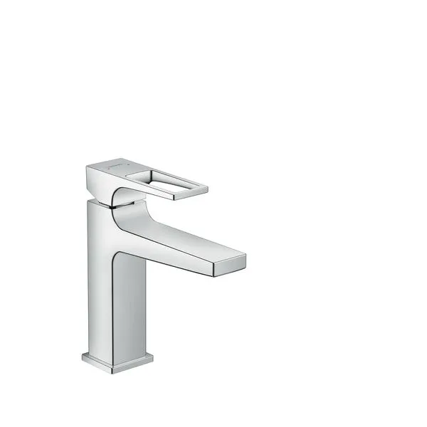 Hansgrohe Metropol Waschtischarmatur 110 mit Bügelgriff & Push-Open-Ventil, chrom