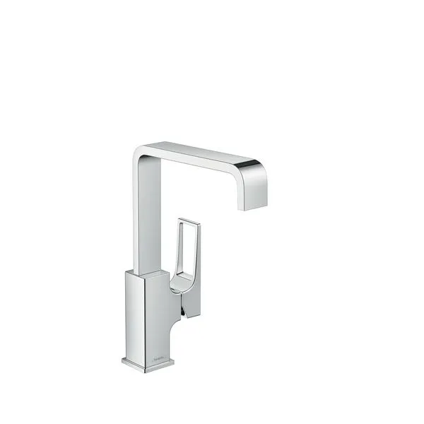 Hansgrohe Metropol Waschtischarmatur 230 mit Bügelgriff & Push-Open-Ventil, chrom