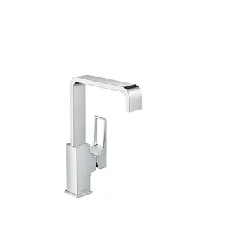 Hansgrohe Metropol Waschtischarmatur 230 mit Bügelgriff & Push-Open-Ventil, chrom