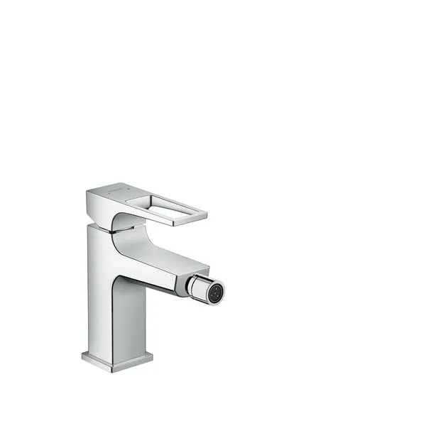 Hansgrohe Metropol Bidetarmatur mit Bügelgriff & Push-Open-Ventil, chrom