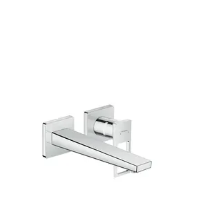Hansgrohe Metropol Waschtischmischer Unterputz mit Bügelgriff und Auslauf 225 mm für Wandmontage, chrom