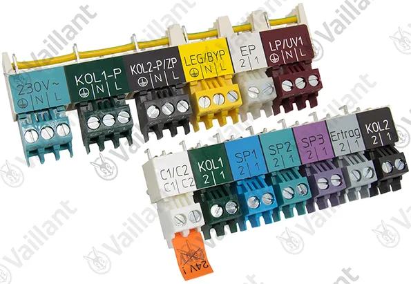 VA Steckverbinder, Rast 5 (Set) Vaillant-Nr. 110760
