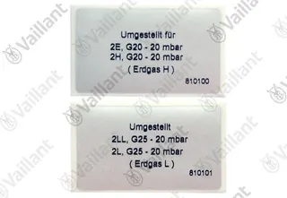 Umstellsatz, P -> E/LL Vaillant-Nr. 202012