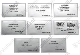 Umstellsatz, E <-> LL Vaillant-Nr. 0020056258