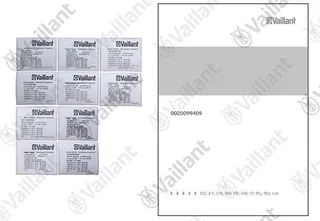 Umstellsatz, E/LL <-> P Vaillant-Nr. 0020099409
