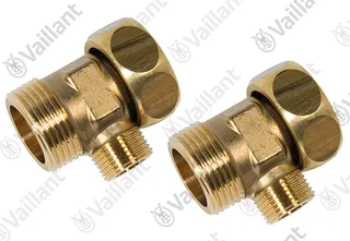 Abschlussverschraubung, (Set a 2) Vaillant-Nr. 117263