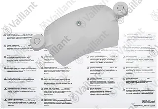 Deckel, mit Schrauben und Dichtung Vaillant-Nr. 094701