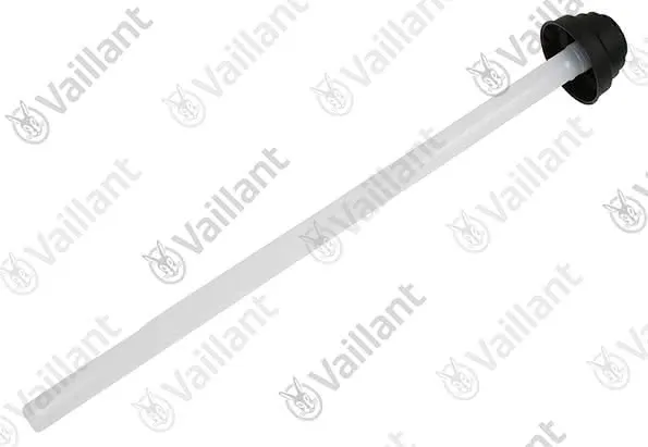 Abgashaube, schwarz m. Abgasrohr DN60 Vaillant-Nr. 0020070982