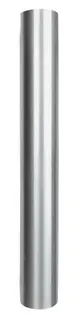 Alu-Abzugsrohr 0,7mm 80mm d. 1000mm Lang