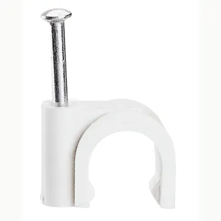 Legrand Nagelschelle 031554 KABEL 5mm weiß