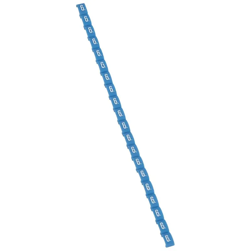 Legrand Etikett 038406 DUPLIX blau "6"