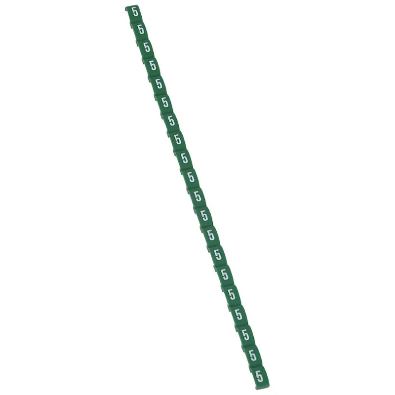 Legrand Etikett 038405 DUPLIX grün "5"