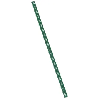 Legrand Etikett 038405 DUPLIX grün "5"