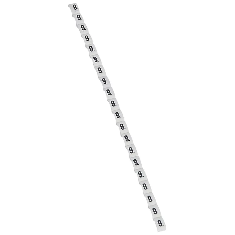 Legrand Etikett 038409 DUPLIX weiß "9"