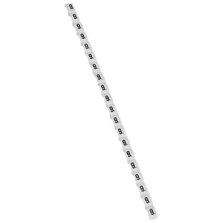 Legrand Etikett 038409 DUPLIX weiß "9"