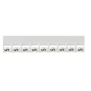 Legrand Kennzeichnungssymbol 037785 MEMOCAB 24 "5"