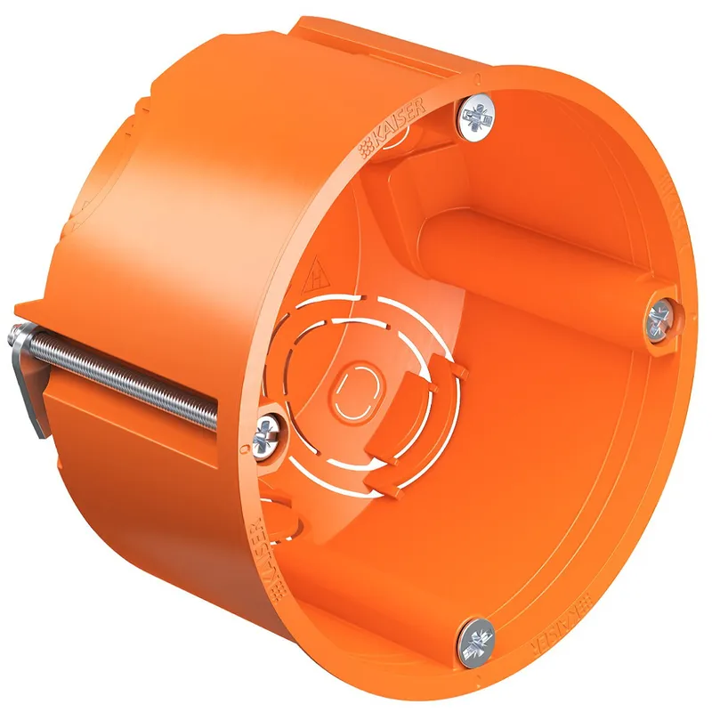 Kaiser Hohlwand-Gerätedose O-range D: 68mm T: 48mm orange 9063-02