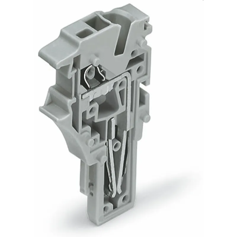 WAGO 1-Leiter-Federleisten-Endmodul Push-in CAGE CLAMP® 4 mm? grau 2022-181
