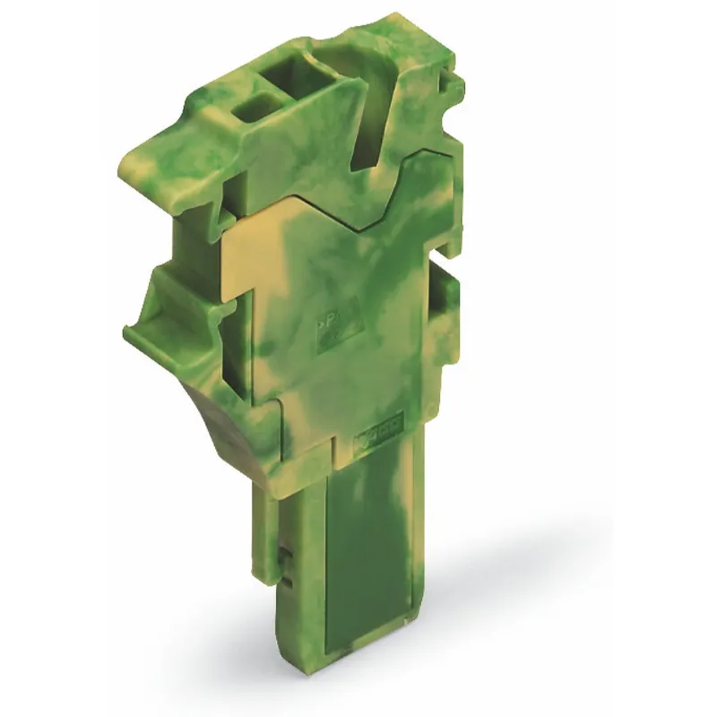 WAGO 1-Leiter-Federleisten-Anfangsmodul Push-in CAGE CLAMP® 4 mm? grün-gelb 2022-167