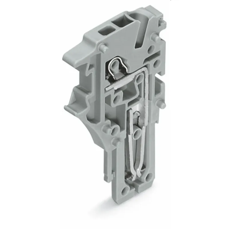WAGO 1-Leiter-Federleisten-Endmodul Push-in CAGE CLAMP® 1,5 mm? grau 2020-181