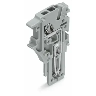 WAGO 1-Leiter-Federleisten-Endmodul Push-in CAGE CLAMP® 1,5 mm? grau 2020-181