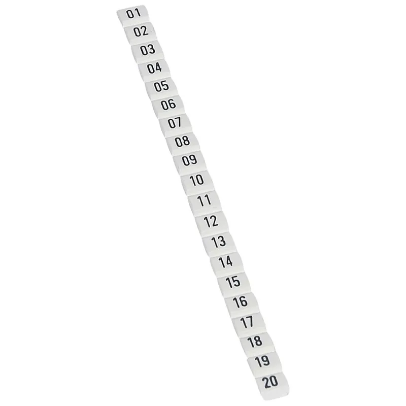Legrand Bezeichnungsschild 038150 CAB 3 0,5-1,5mm "01-20"