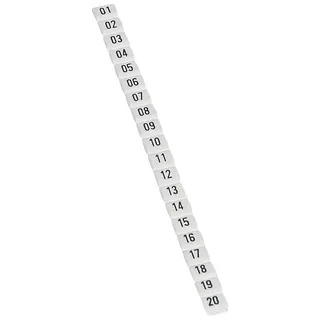Legrand Bezeichnungsschild 038150 CAB 3 0,5-1,5mm "01-20"